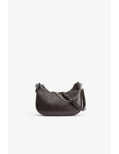 Bolso bandolera cadena plateada cremallera TIFFOSI modelo 10066564