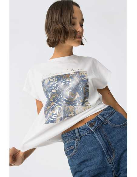Camisetas manga corta estampado brillo TIFFOSI modelo 10061679