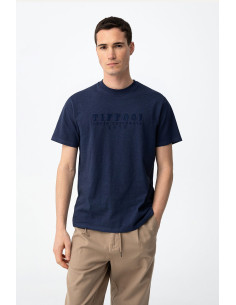 Camiseta manga corta letras bordadas TIFFOSI modelo 10065261