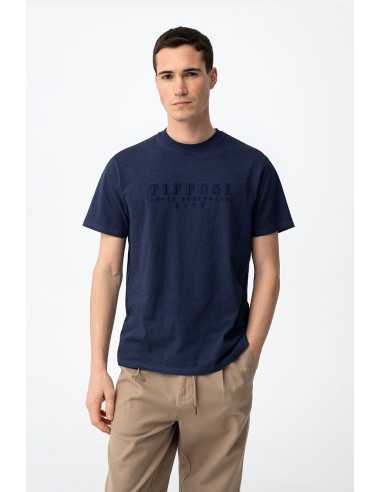 Camiseta manga corta letras bordadas TIFFOSI modelo 10065261