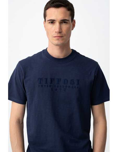 Camiseta manga corta letras bordadas TIFFOSI modelo 10065261