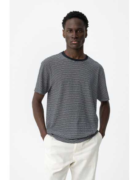 Camiseta manga corta rayas cuello redondo TIFFOSI modelo 10065751