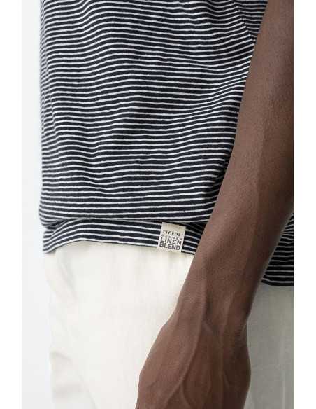 Camiseta manga corta rayas cuello redondo TIFFOSI modelo 10065751