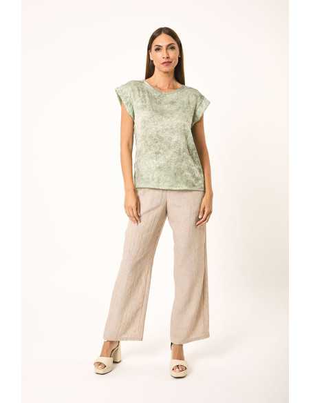 Blusa manga corta brillo LYLU modelo S2687117