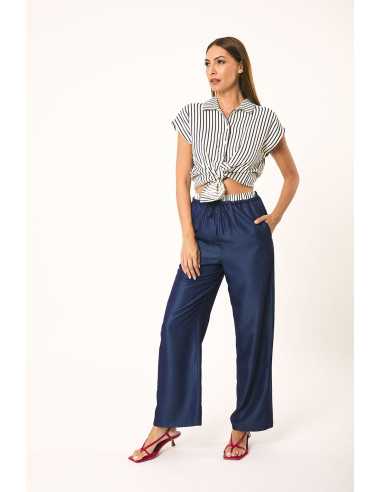 Pantalón largo ancho botones LYLU modelo S2629114