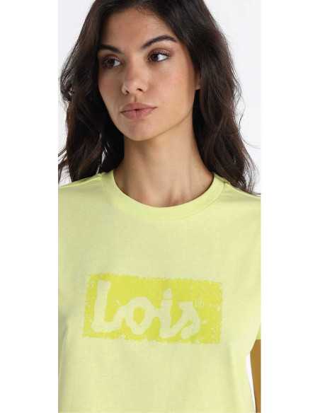 Camiseta manga corta anagrama degradado LOIS modelo 42347-2904