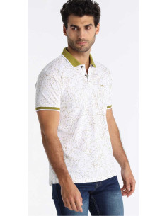 Polo manga corta estampado LOIS modelo 13316-3530