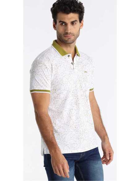 Polo manga corta estampado LOIS modelo 13316-3530