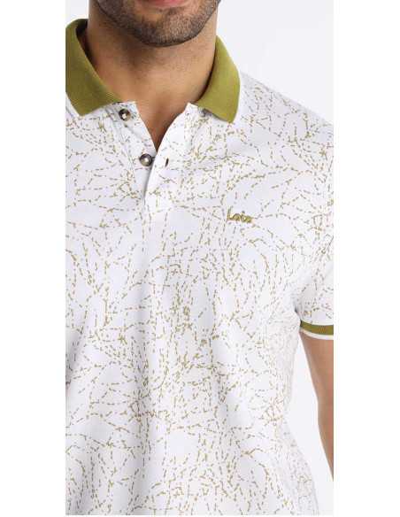 Polo manga corta estampado LOIS modelo 13316-3530