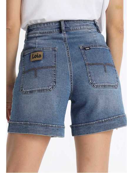 Short vaquero bolsillos externos LOIS modelo 21749-2757