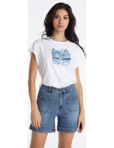 Short vaquero bolsillos externos LOIS modelo 21749-2757