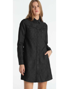 Vestido vaquero tachuelas bolsillos LOIS modelo 44881-2759