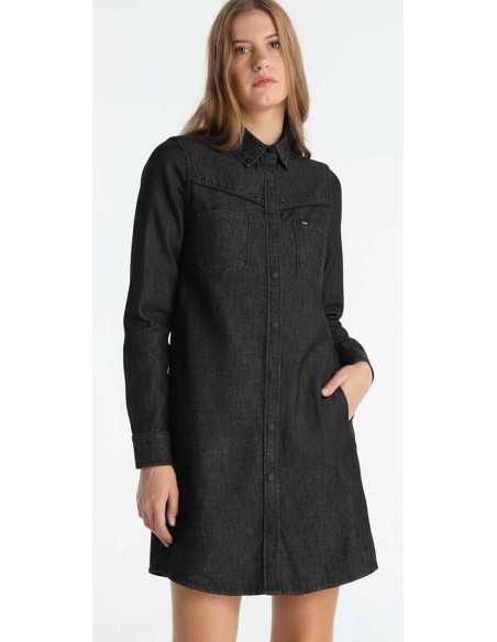 Vestido vaquero tachuelas bolsillos LOIS modelo 44881-2759