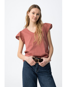 Camiseta manga corta agujeros cuello pico TIFFOSI modelo 10064849