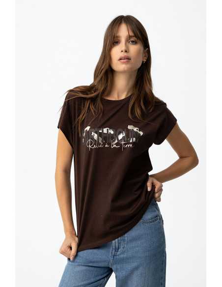 Camiseta manga corta letras pecho brillo TIFFOSI modelo 10065835