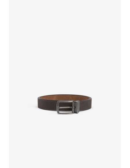 Cinturón reversible hebilla plateada TIFFOSI modelo 10065296