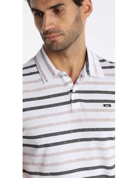 Polo manga corta rayas difuminadas LOIS modelo 13329-3587/401