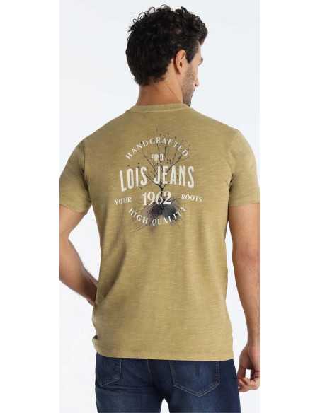 Camiseta manga corta estampado detras LOIS modelo 15845-3528