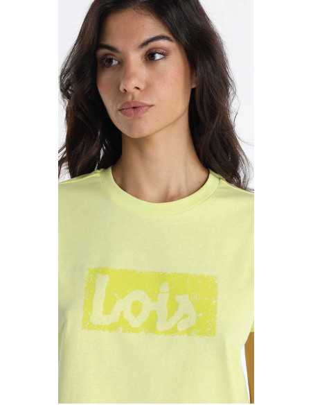 Camiseta manga corta anagrama difuminado LOIS modelo 42347-2904