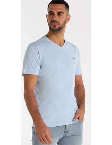 Camiseta manga corta cuello pico LOIS modelo 15724-3321