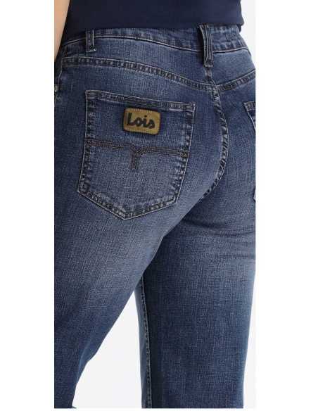 Pantalón vaquero ancho modelo sarah-matty LOIS modelo 20812-2754/945