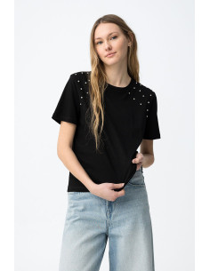 Camiseta manga corta pedrería hombros TIFFOSI modelo 10066608