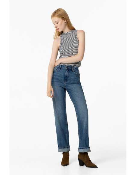 Pantalón vaquero tiro alto recto TIFFOSI modelo 10056561