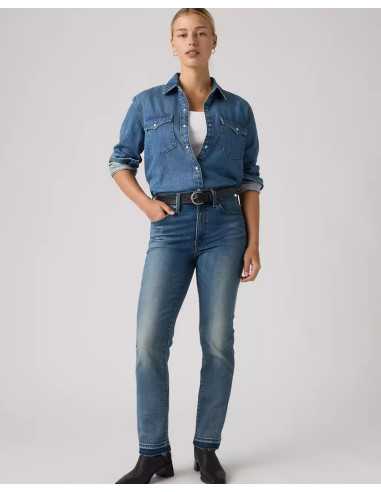 Pantalón largo modelo 722  tiro alto ajustado LEVI'S modelo 008MC0007