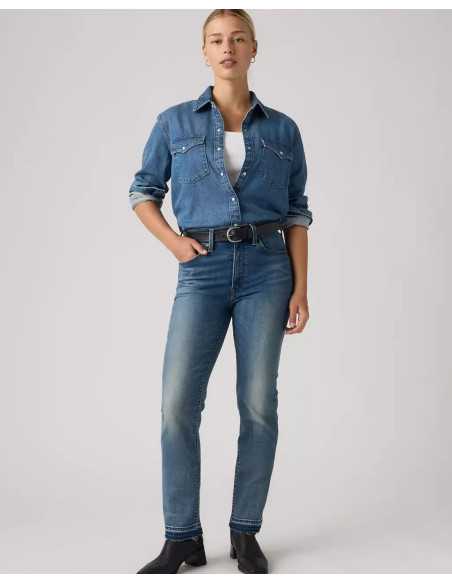 Pantalón largo modelo 722  tiro alto ajustado LEVI'S modelo 008MC0007