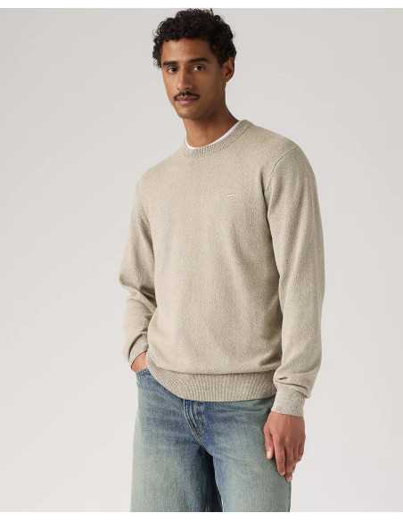 Suéter manga larga punto tejido jaspeado LEVI'S modelo A72070048