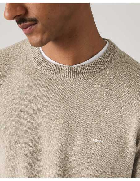 Suéter manga larga punto tejido jaspeado LEVI'S modelo A72070048