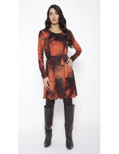 Vestido manga larga estampado LYLU modelo A2682120