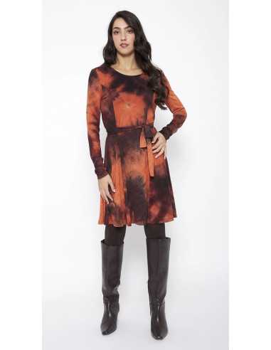 Vestido manga larga estampado LYLU modelo A2682120