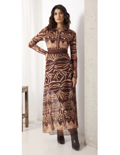 Vestido largo estampado LYLU modelo A2682119