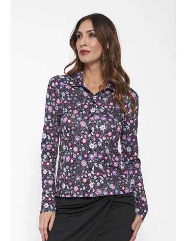 Camisa manga larga estampada flores LYLU modelo A2687102