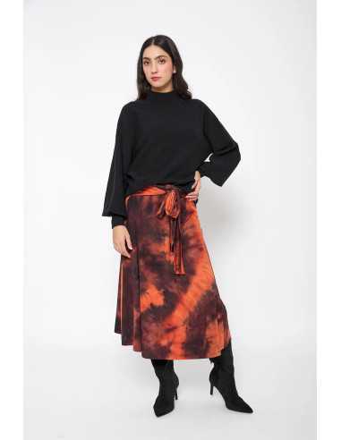 Falda larga estampada LYLU modelo A2628112