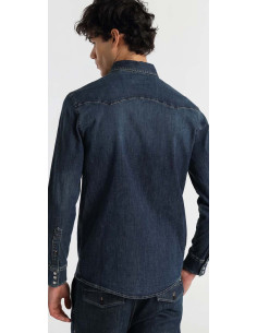 Camisa vaquera manga larga bolsillos LOIS modelo 144969061 2