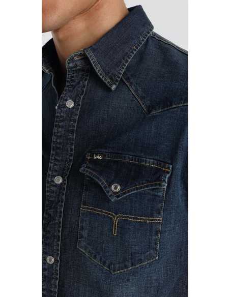 Camisa vaquera manga larga bolsillos LOIS modelo 144969061