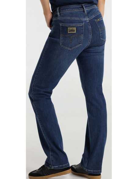Pantalón vaquero straight fit inside brushed LOIS modelo 201042627