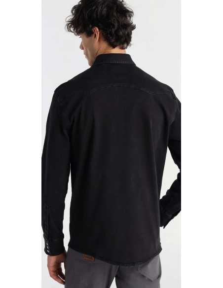 Camisa manga larga vaquera botones metálicos LOIS modelo 144969114
