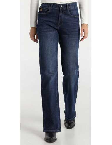 Pantalón vaquero campana desgstado LOIS modelo 207982781