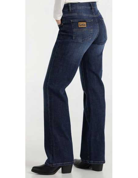 Pantalón vaquero campana desgstado LOIS modelo 207982781
